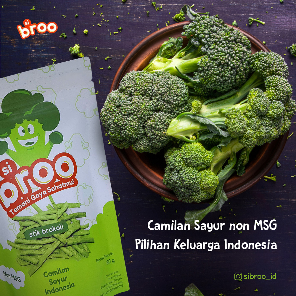 Si Broo Stik brokoli NON MSG (50 pcs)