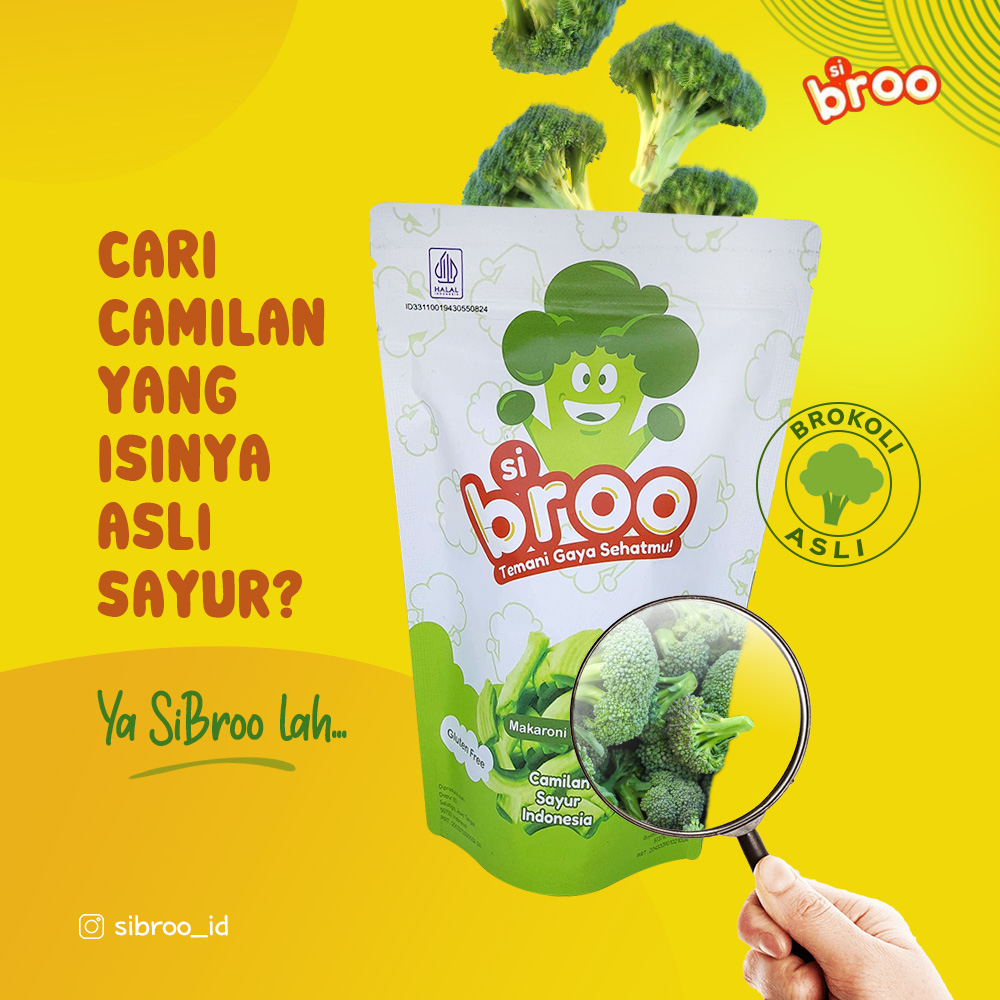 Si broo makaroni brokoli (50pcs)