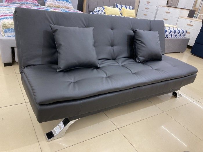 Selma Greesa Sofa Bed Kulit - Hitam